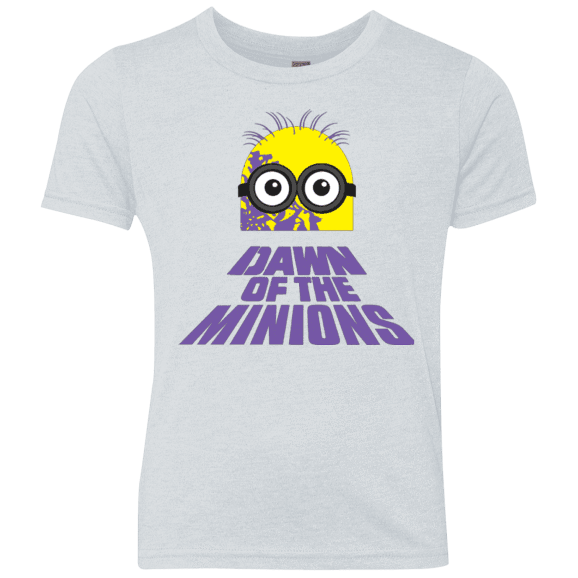 T-Shirts Heather White / YXS Dawn Minion Youth Triblend T-Shirt