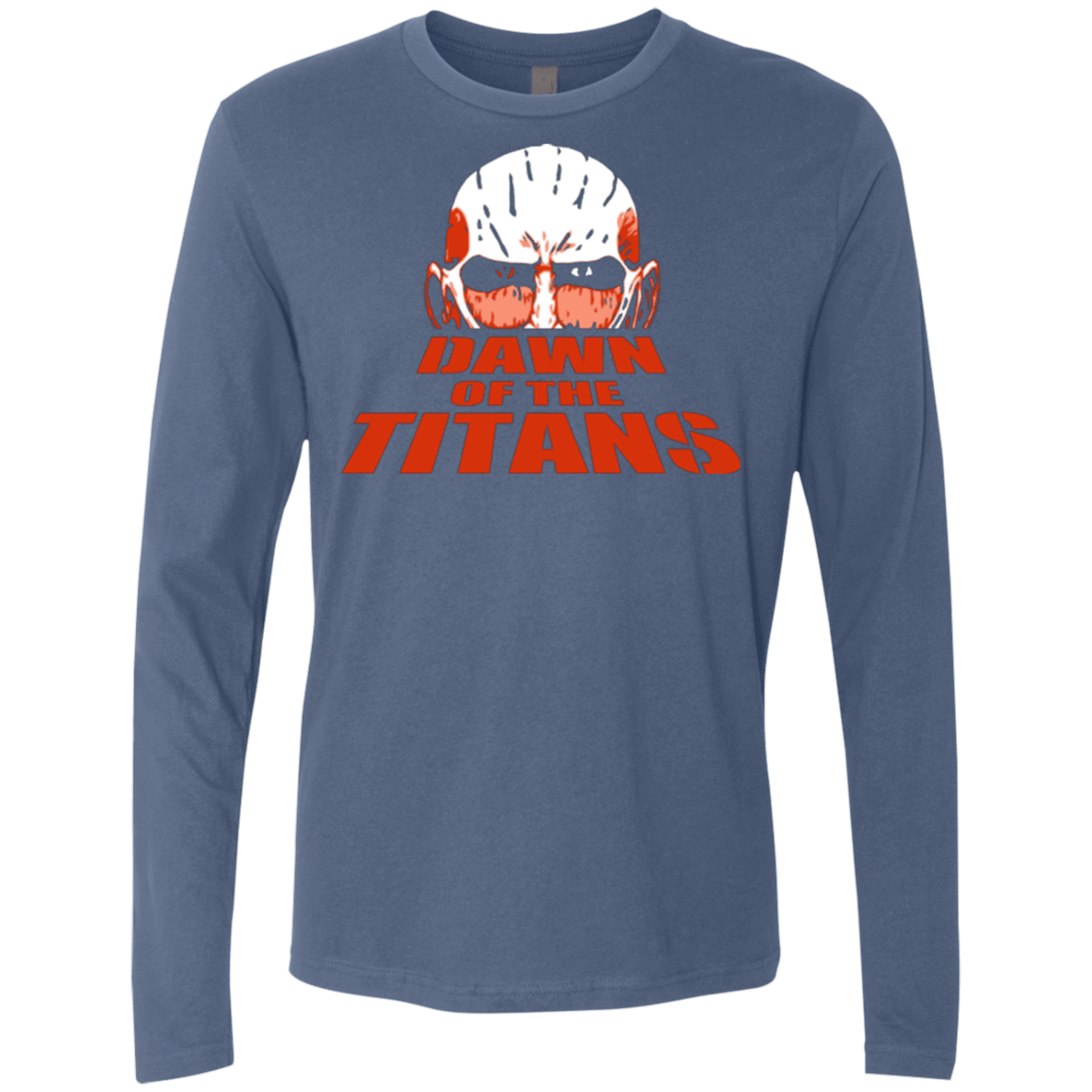 T-Shirts Indigo / Small Dawn of the Titans Men's Premium Long Sleeve