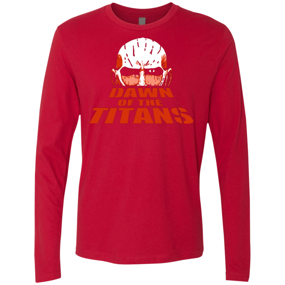 T-Shirts Red / Small Dawn of the Titans Men's Premium Long Sleeve