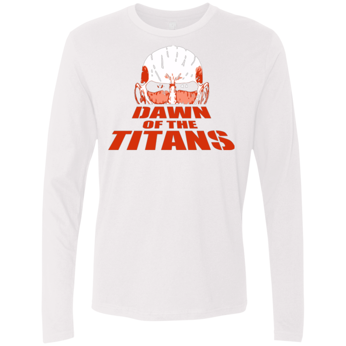 T-Shirts White / Small Dawn of the Titans Men's Premium Long Sleeve