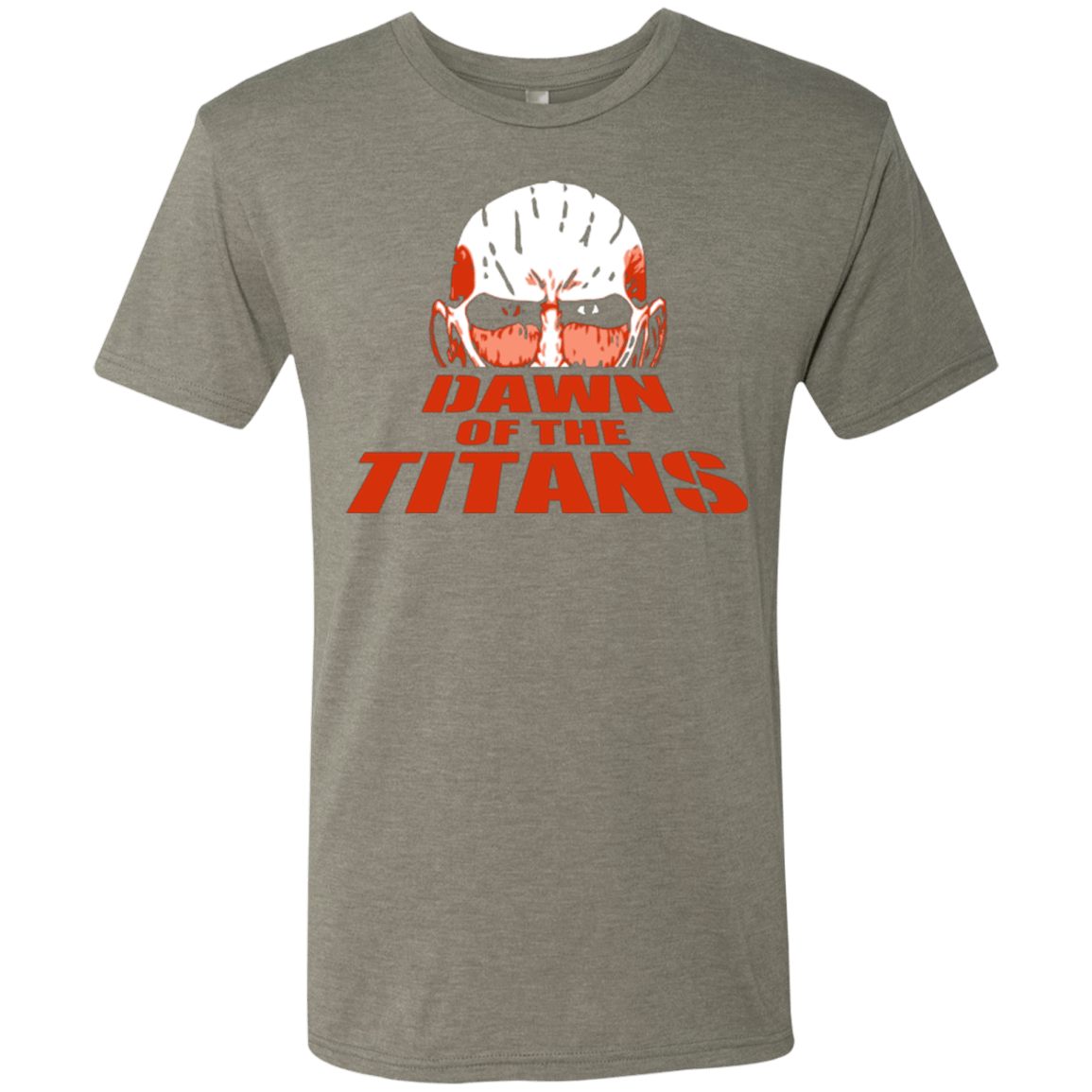 T-Shirts Venetian Grey / Small Dawn of the Titans Men's Triblend T-Shirt
