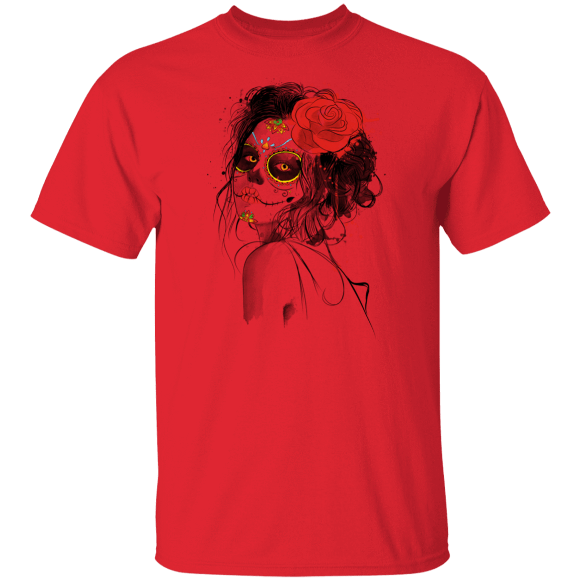 T-Shirts Red / S Day of the Dead T-Shirt