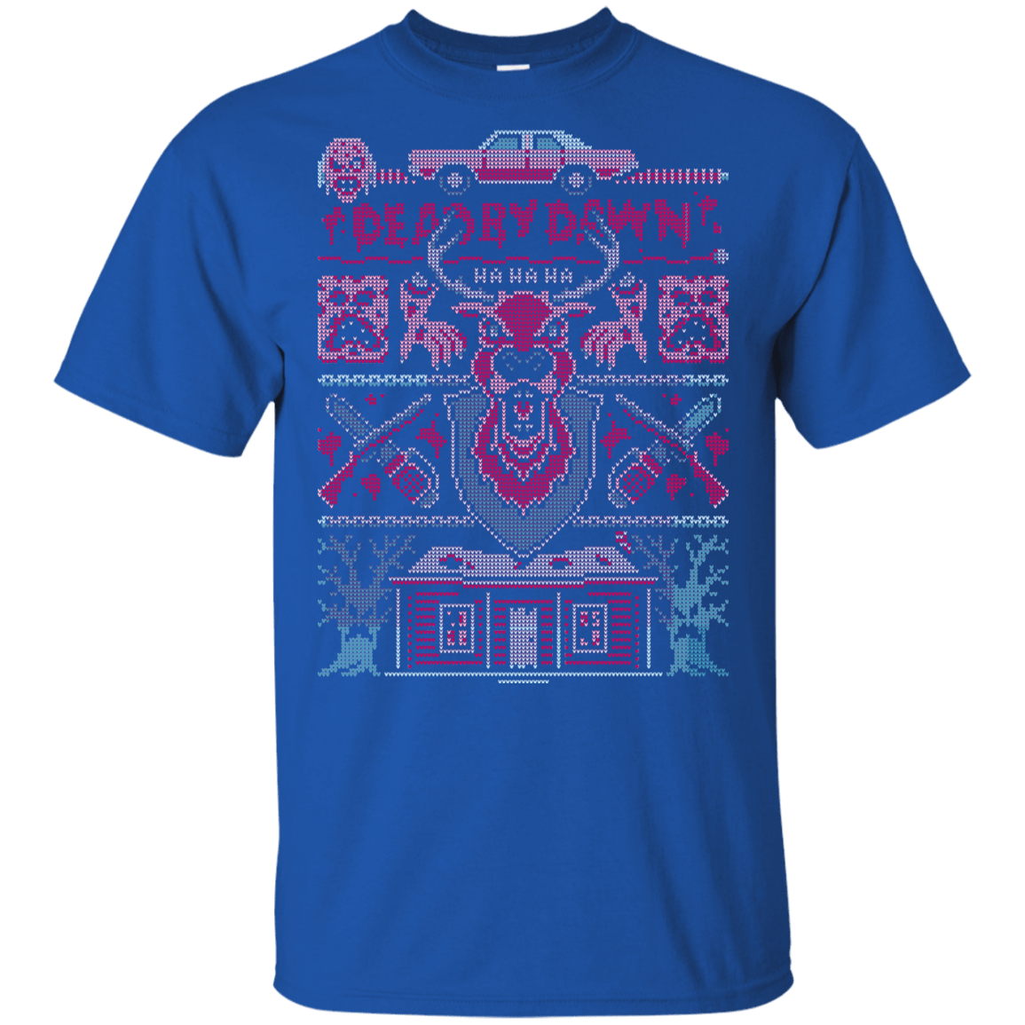 T-Shirts Royal / YXS Dead by Dawn Ugly Sweater Youth T-Shirt