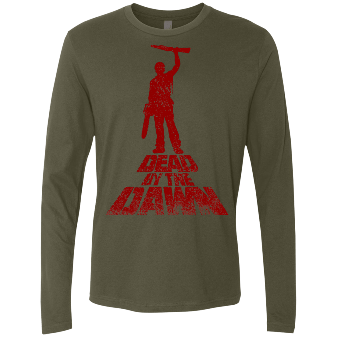 T-Shirts Military Green / S Dead by the Dawn Men's Premium Long Sleeve
