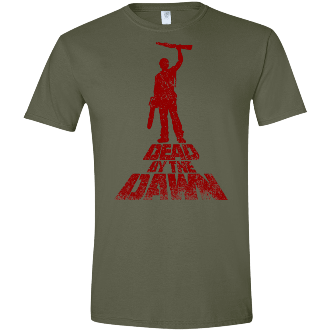 T-Shirts Military Green / S Dead by the Dawn Men's Semi-Fitted Softstyle