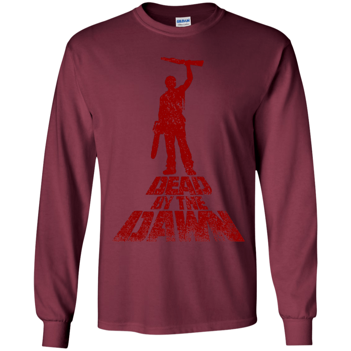 T-Shirts Maroon / YS Dead by the Dawn Youth Long Sleeve T-Shirt
