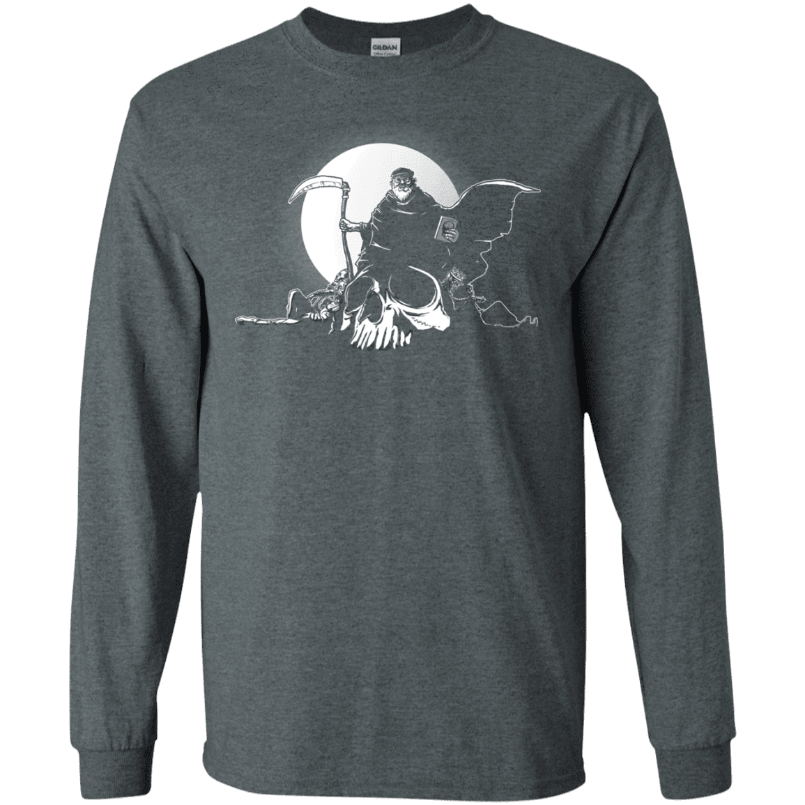 T-Shirts Dark Heather / S Dead Characters Men's Long Sleeve T-Shirt
