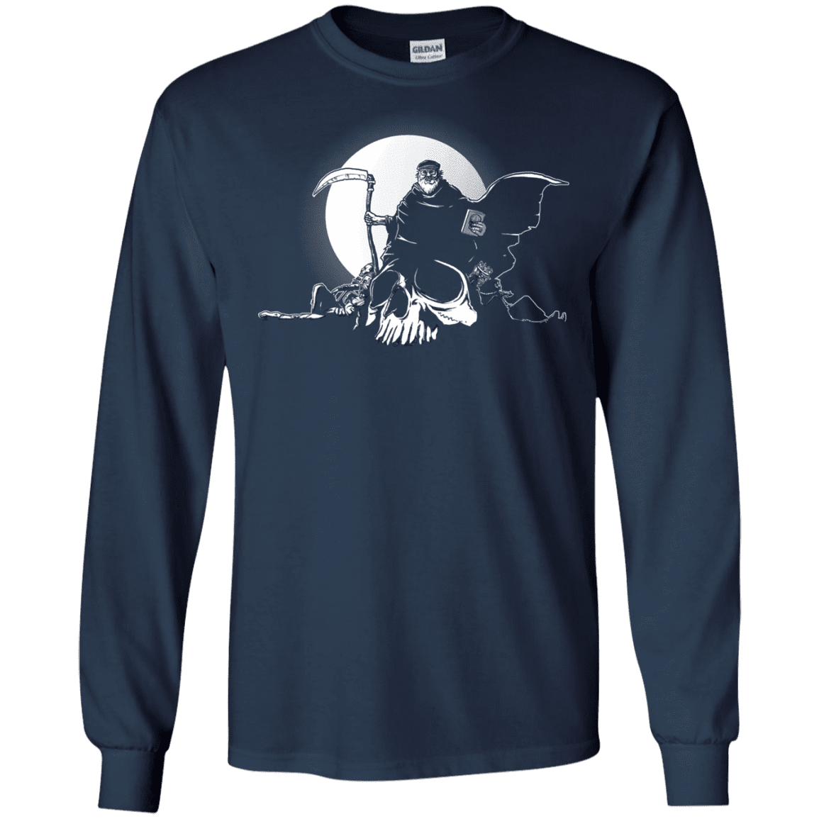 T-Shirts Navy / S Dead Characters Men's Long Sleeve T-Shirt