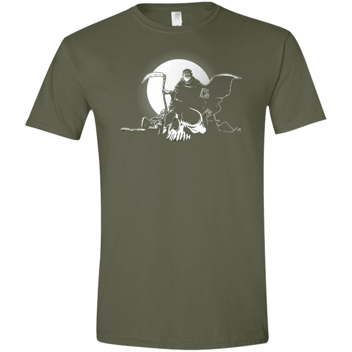 T-Shirts Military Green / S Dead Characters Men's Semi-Fitted Softstyle