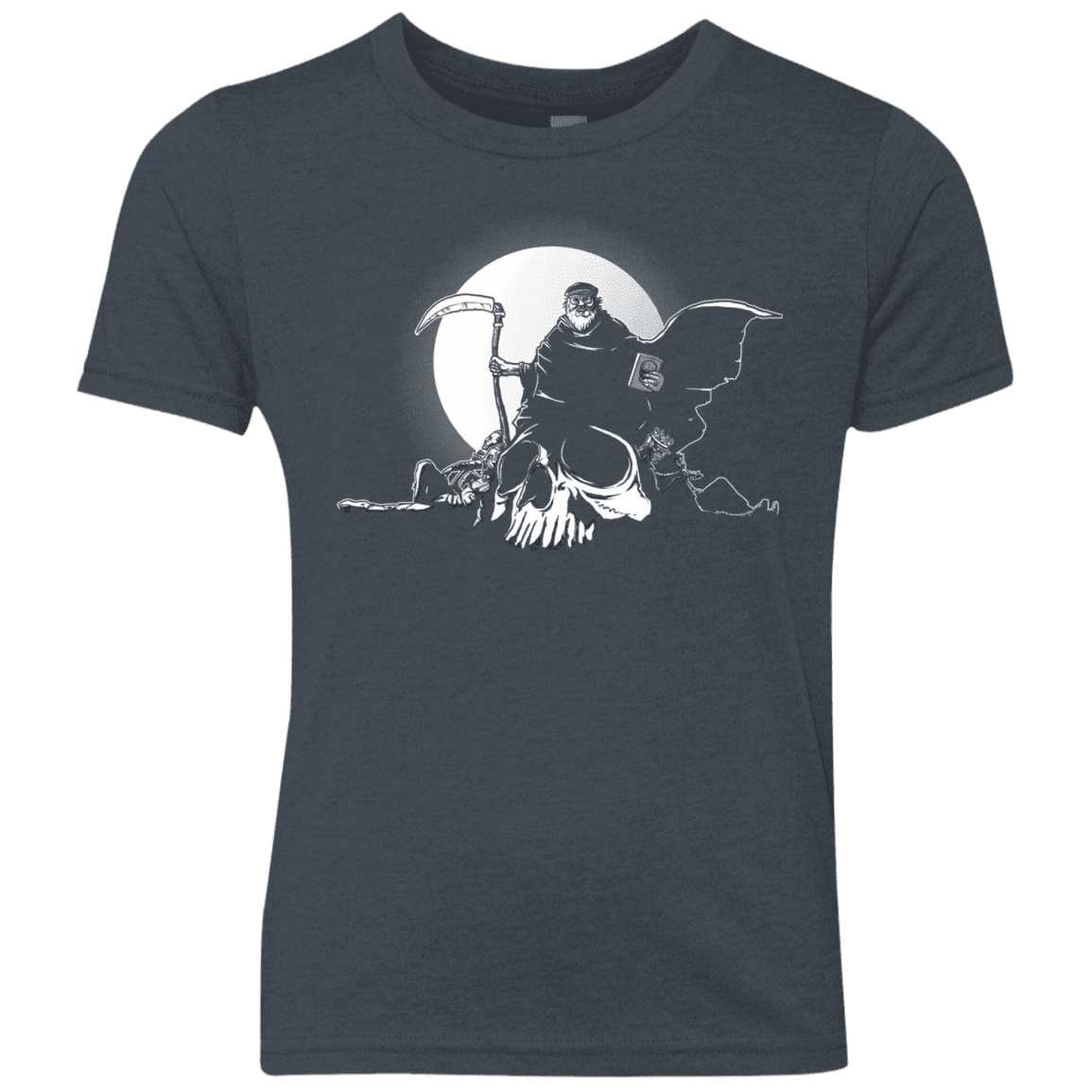 T-Shirts Vintage Navy / YXS Dead Characters Youth Triblend T-Shirt