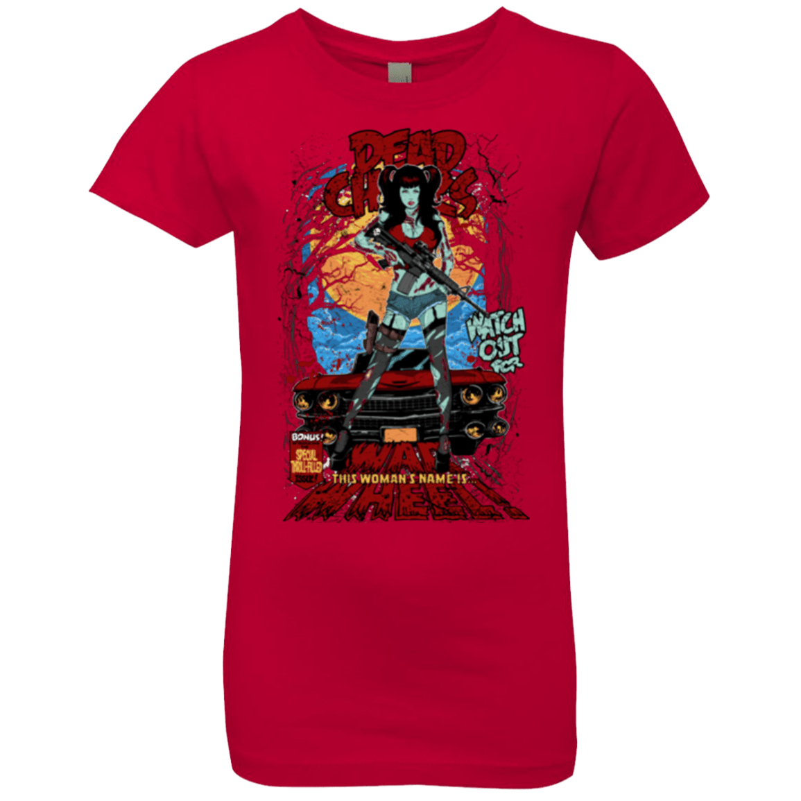 T-Shirts Red / YXS Dead Chicks Girls Premium T-Shirt