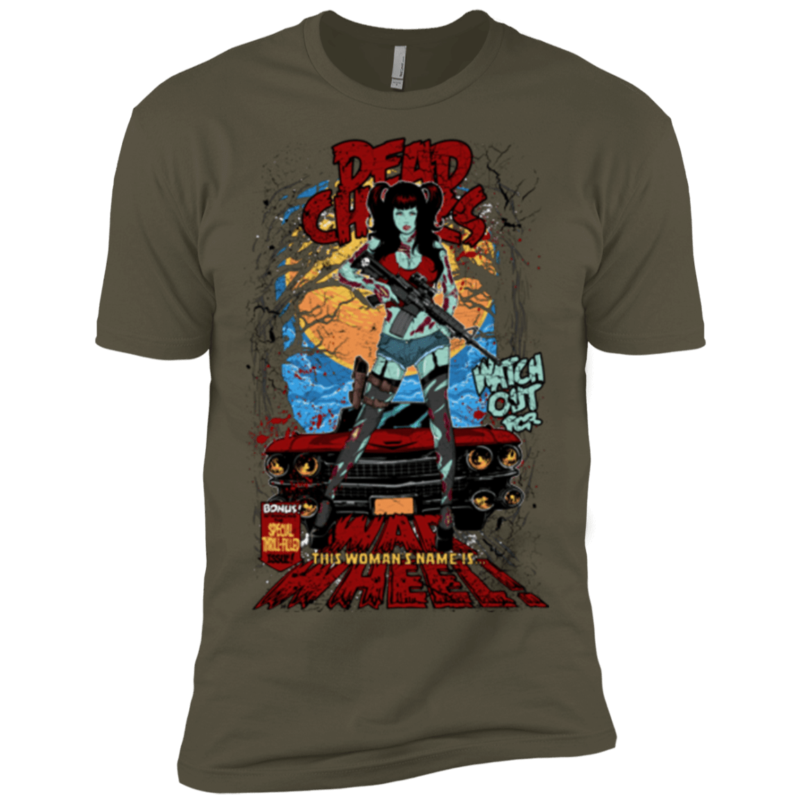 T-Shirts Military Green / X-Small Dead Chicks Men's Premium T-Shirt