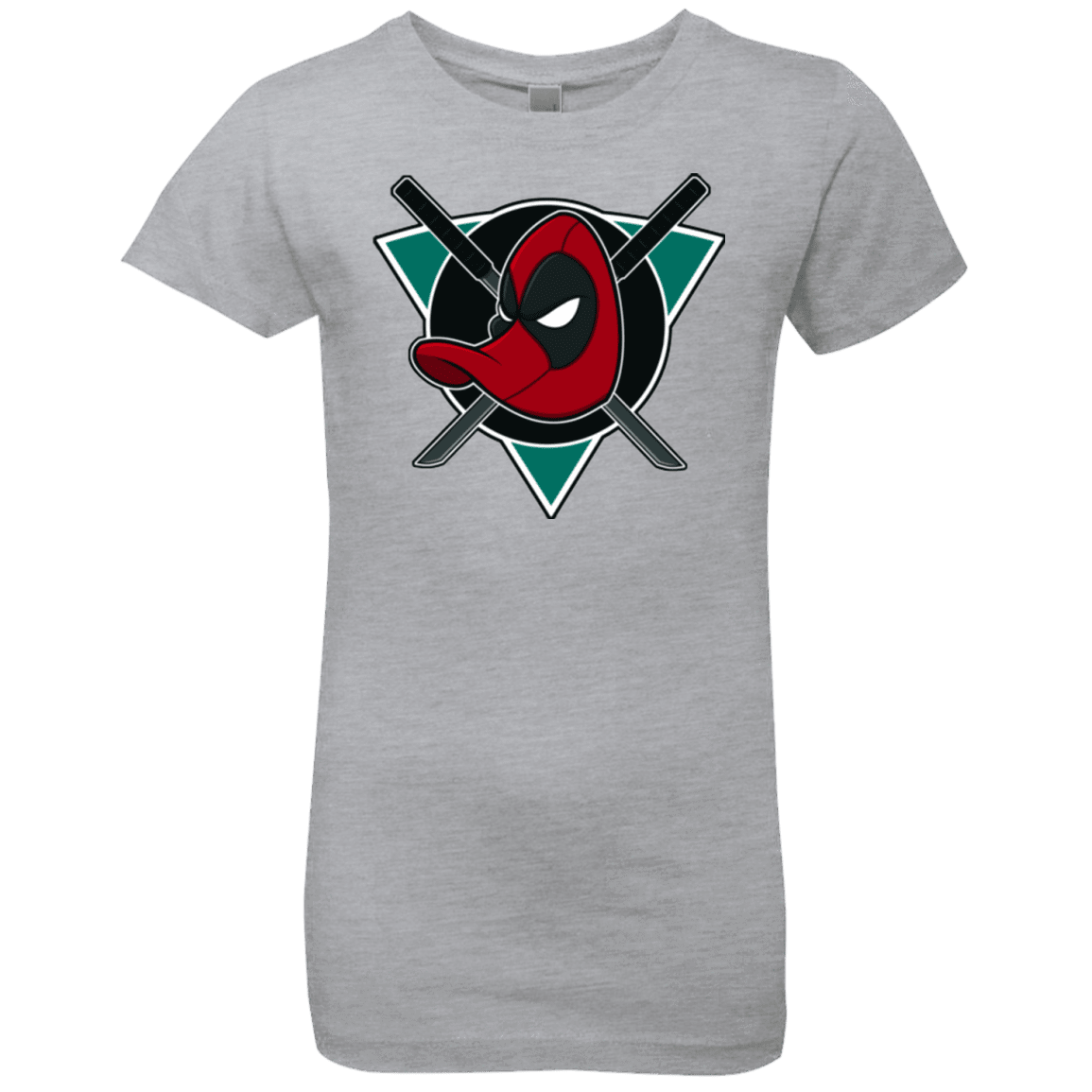 T-Shirts Heather Grey / YXS Dead Ducks Girls Premium T-Shirt