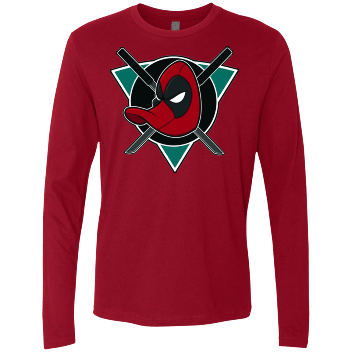T-Shirts Cardinal / Small Dead Ducks Men's Premium Long Sleeve