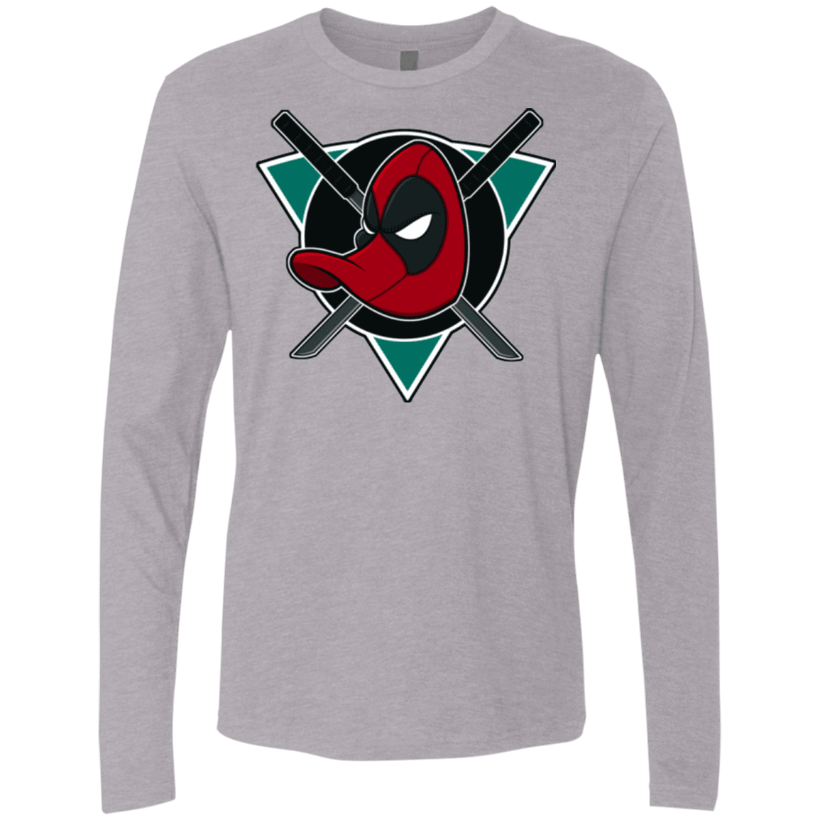 T-Shirts Heather Grey / Small Dead Ducks Men's Premium Long Sleeve