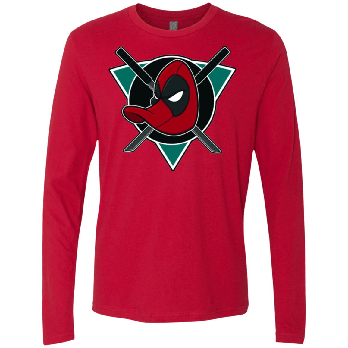 T-Shirts Red / Small Dead Ducks Men's Premium Long Sleeve