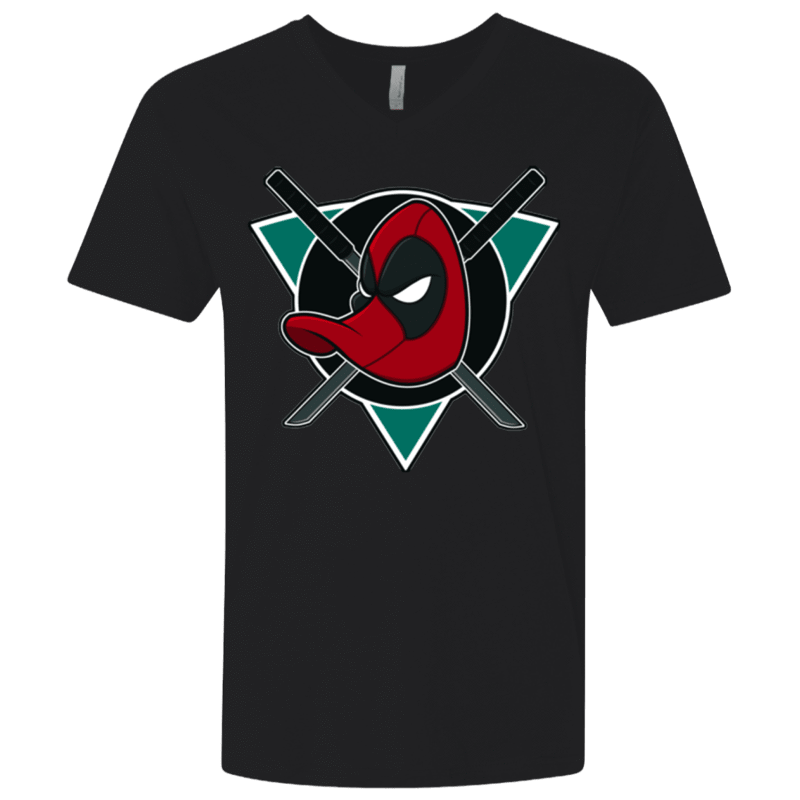 T-Shirts Black / X-Small Dead Ducks Men's Premium V-Neck