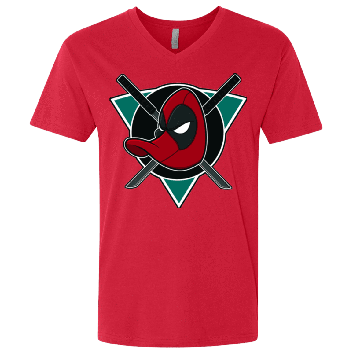 T-Shirts Red / X-Small Dead Ducks Men's Premium V-Neck