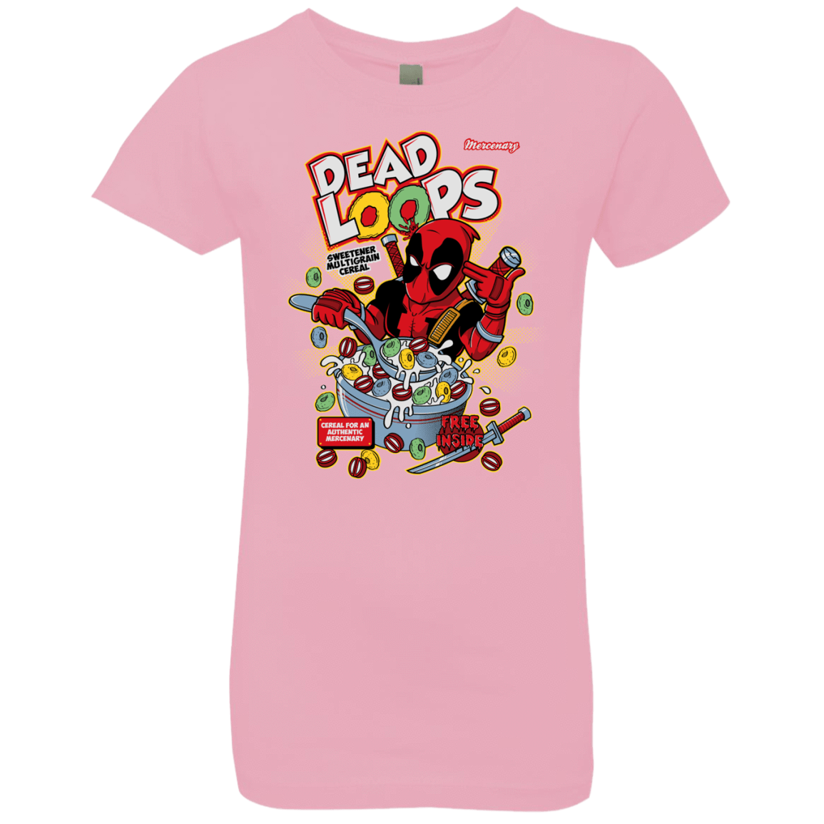 T-Shirts Light Pink / YXS Dead Loops Girls Premium T-Shirt