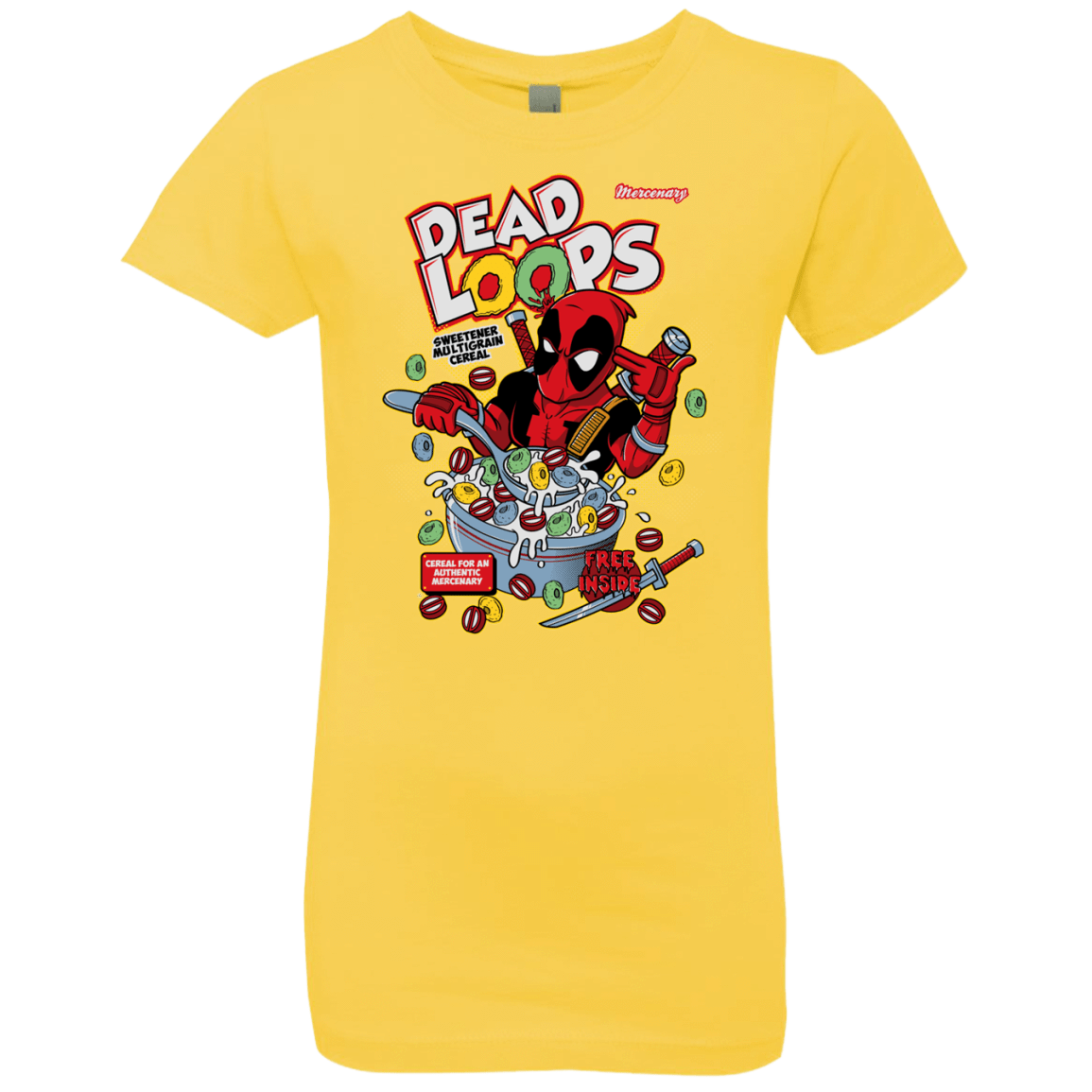 T-Shirts Vibrant Yellow / YXS Dead Loops Girls Premium T-Shirt