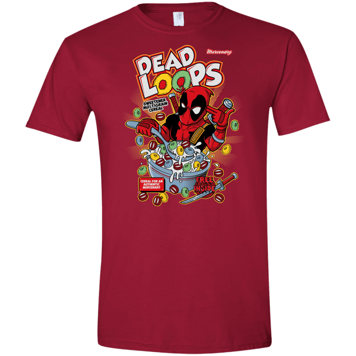 T-Shirts Cardinal Red / S Dead Loops Men's Semi-Fitted Softstyle