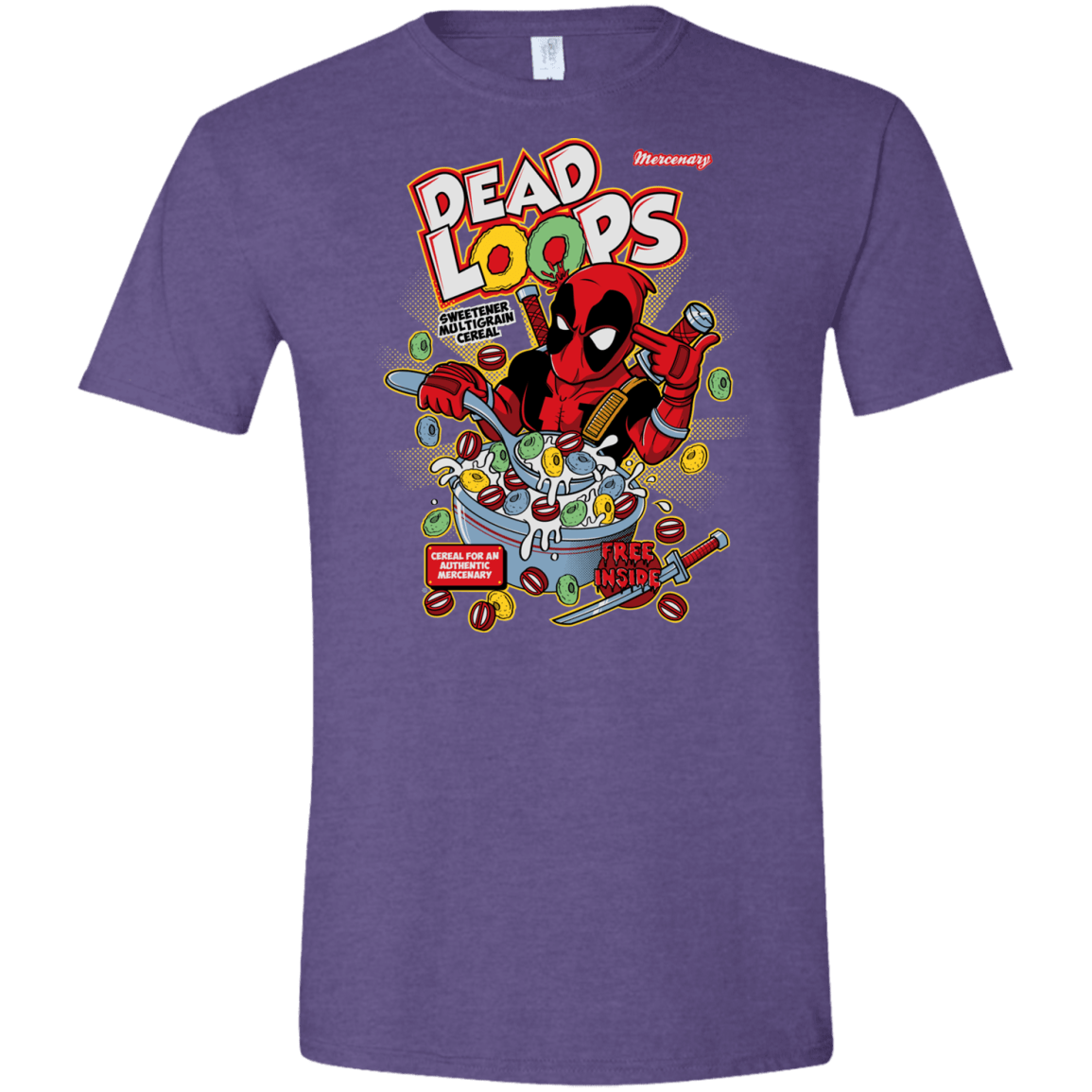 T-Shirts Heather Purple / S Dead Loops Men's Semi-Fitted Softstyle