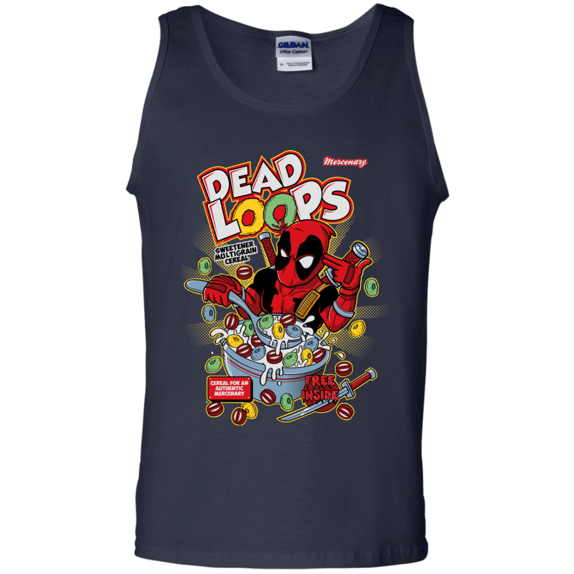 T-Shirts Navy / S Dead Loops Men's Tank Top