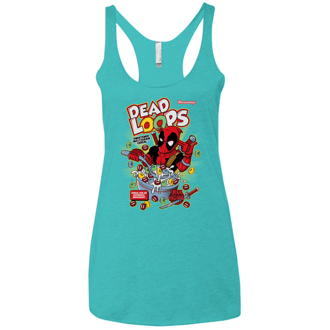 Dead Loops Women's Triblend Racerback Tank