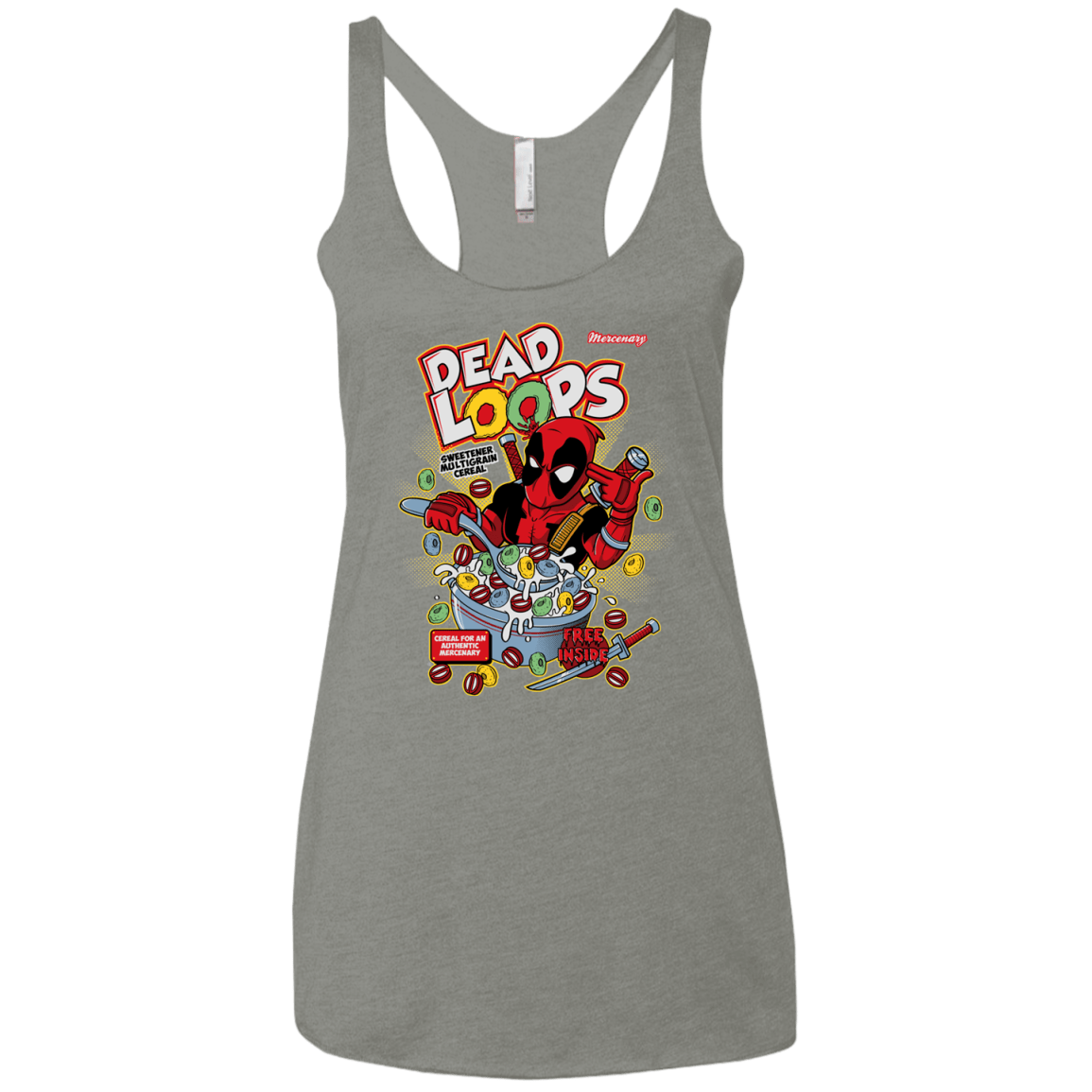 Dead Loops Women's Triblend Racerback Tank