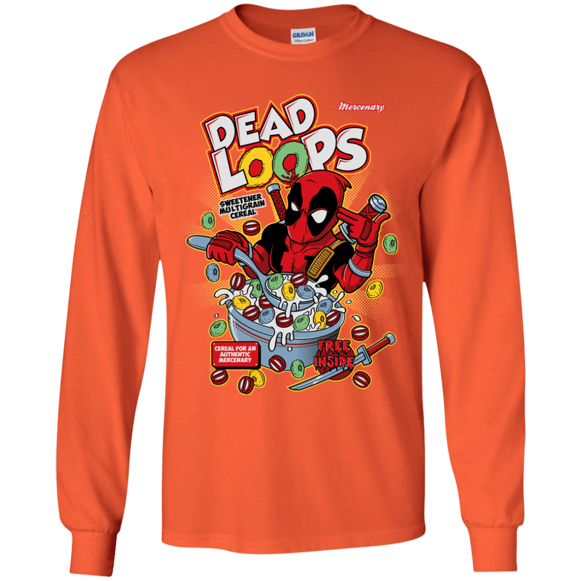 T-Shirts Orange / YS Dead Loops Youth Long Sleeve T-Shirt