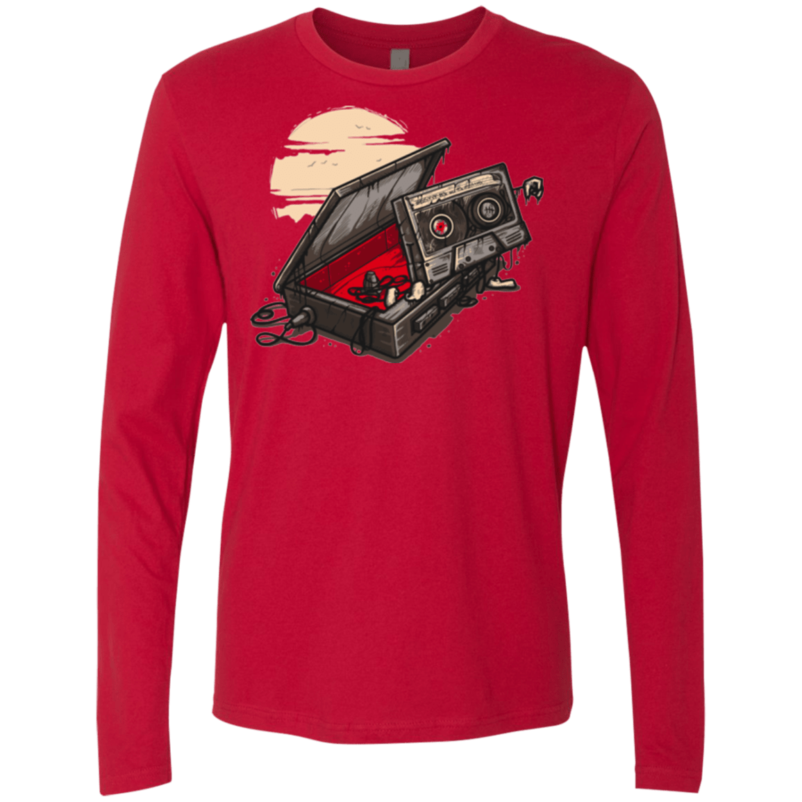 T-Shirts Red / Small Dead Man Walkman Men's Premium Long Sleeve