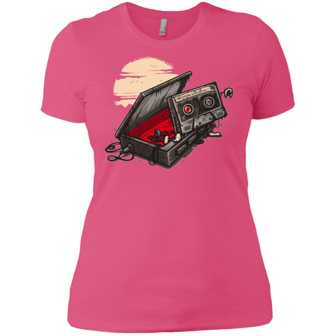 T-Shirts Hot Pink / X-Small Dead Man Walkman Women's Premium T-Shirt