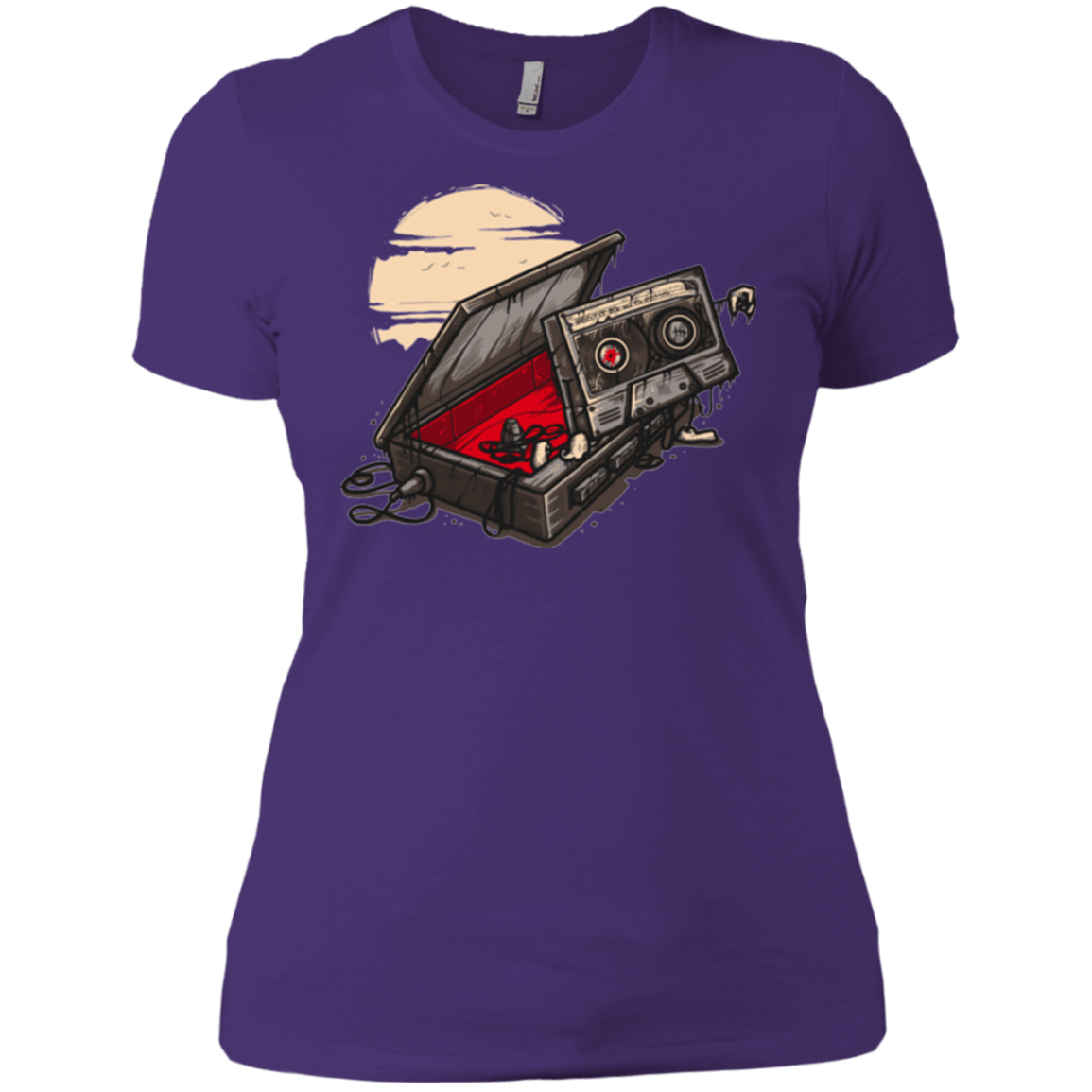 T-Shirts Purple / X-Small Dead Man Walkman Women's Premium T-Shirt