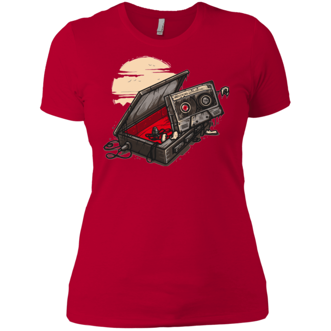 T-Shirts Red / X-Small Dead Man Walkman Women's Premium T-Shirt