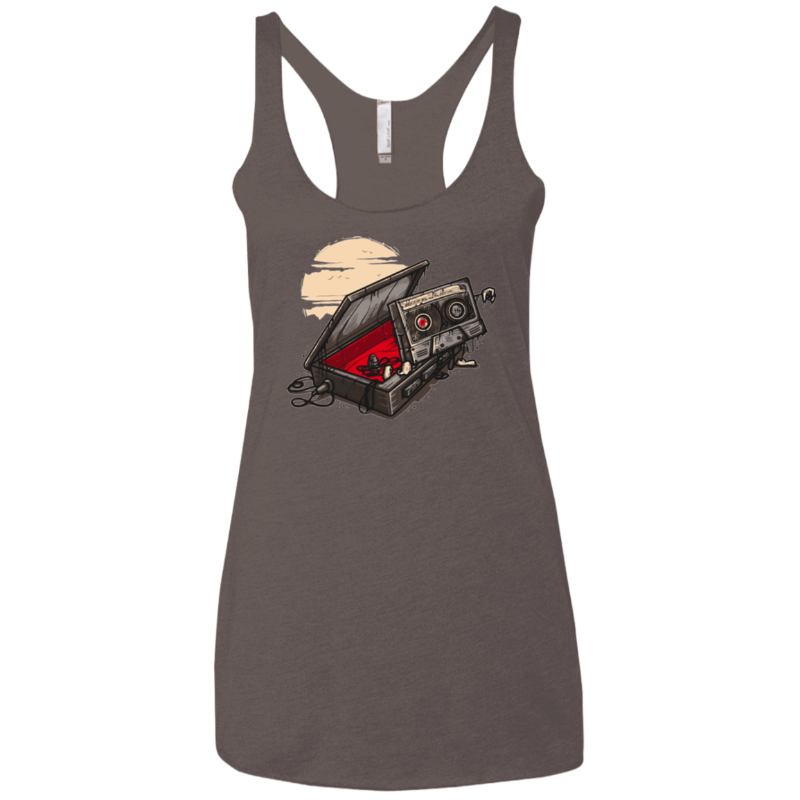 T-Shirts Macchiato / X-Small Dead Man Walkman Women's Triblend Racerback Tank