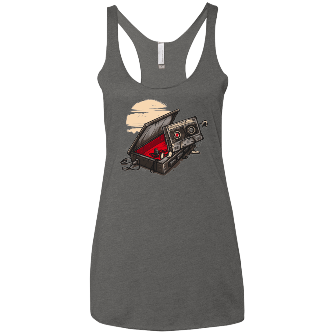 T-Shirts Premium Heather / X-Small Dead Man Walkman Women's Triblend Racerback Tank