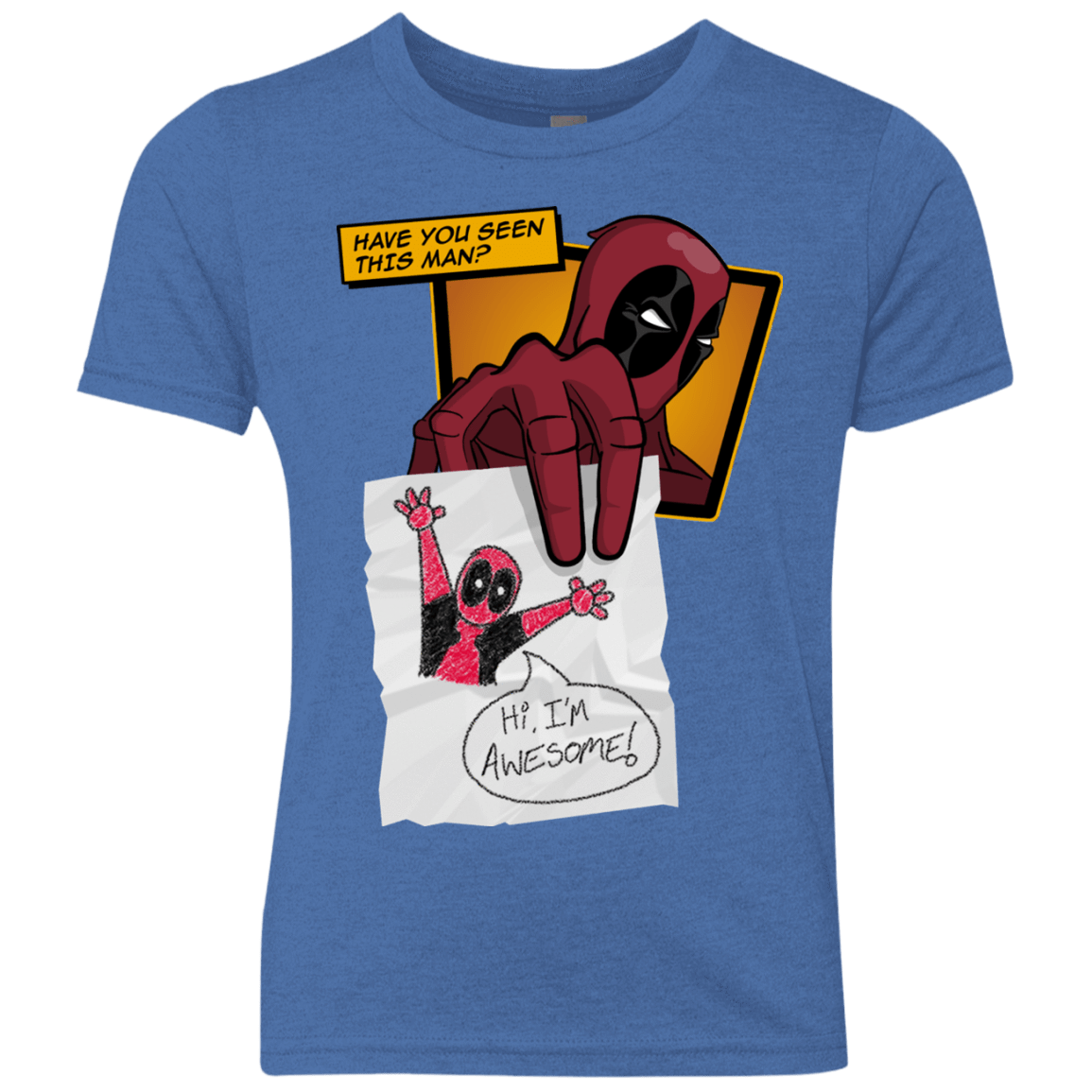 T-Shirts Vintage Royal / YXS Dead Poll Youth Triblend T-Shirt