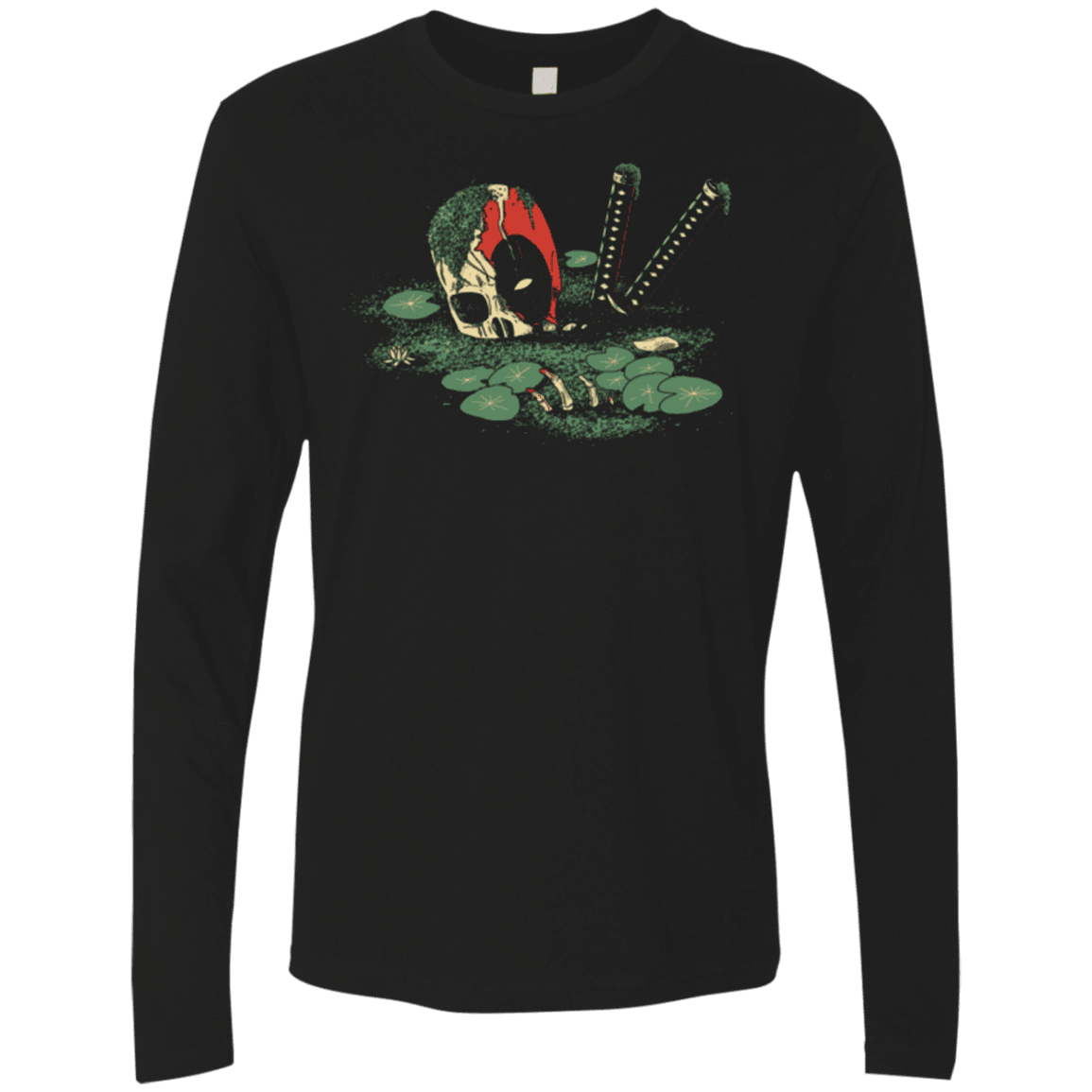 T-Shirts Black / Small Dead Pond Men's Premium Long Sleeve
