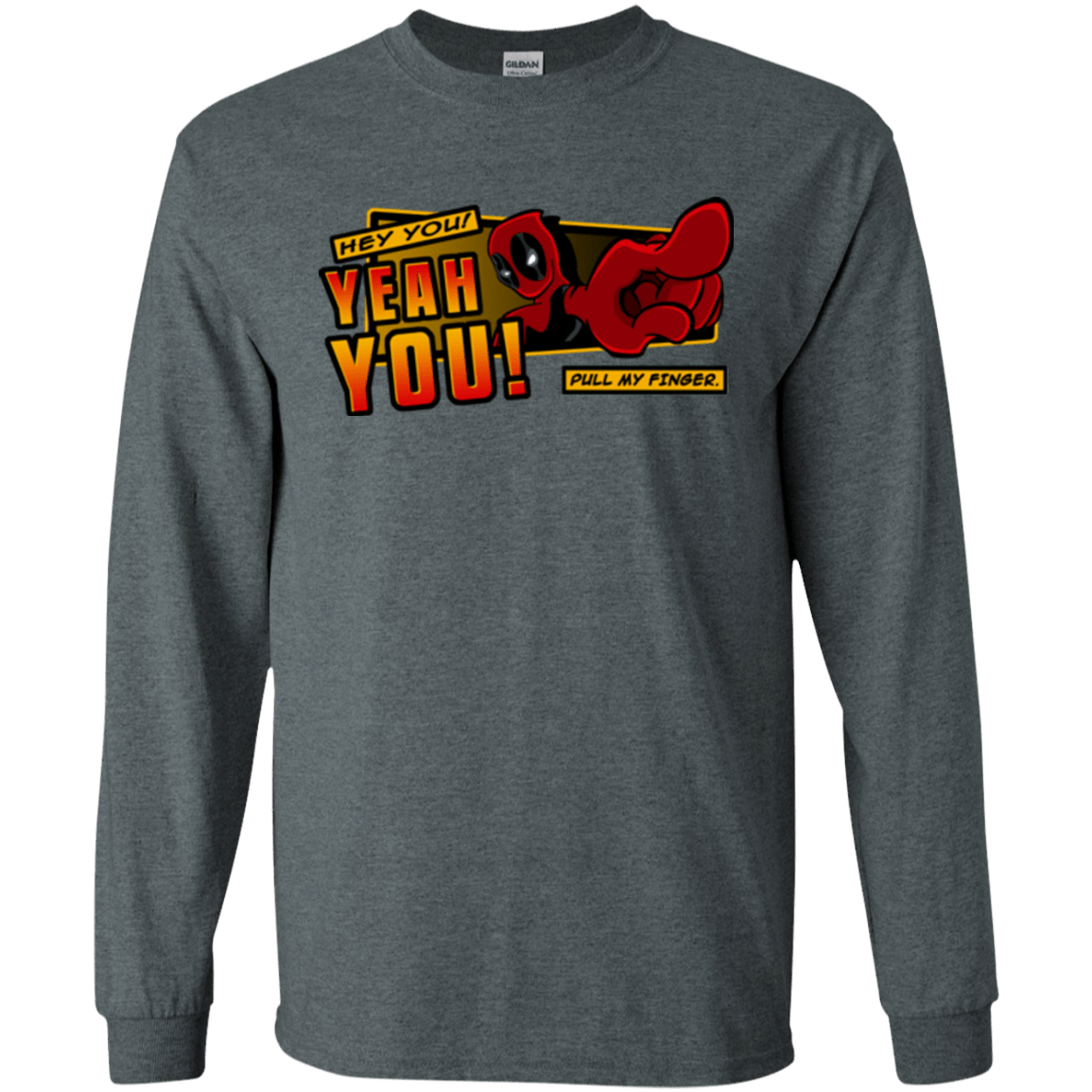 T-Shirts Dark Heather / S Dead Pull Men's Long Sleeve T-Shirt