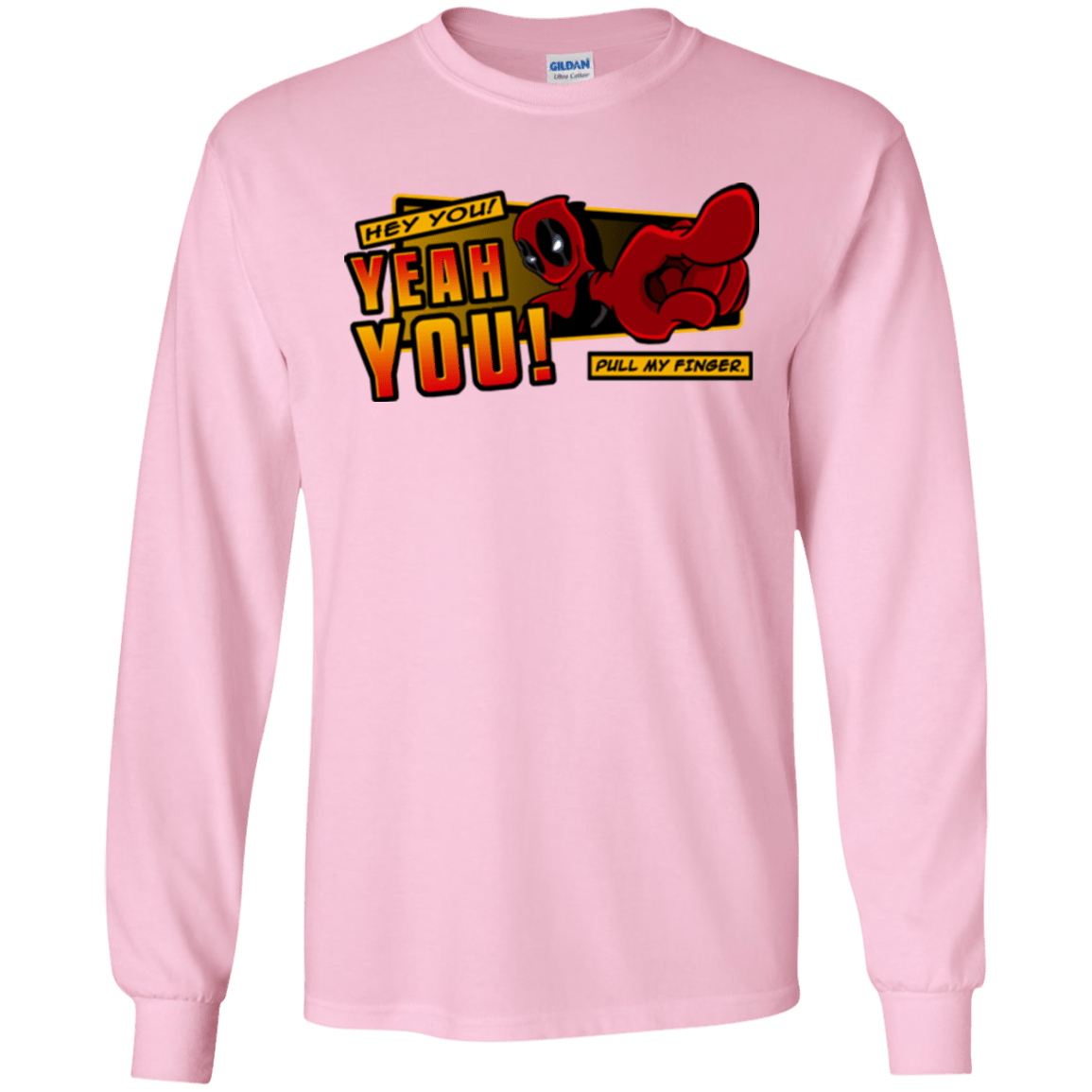 T-Shirts Light Pink / S Dead Pull Men's Long Sleeve T-Shirt