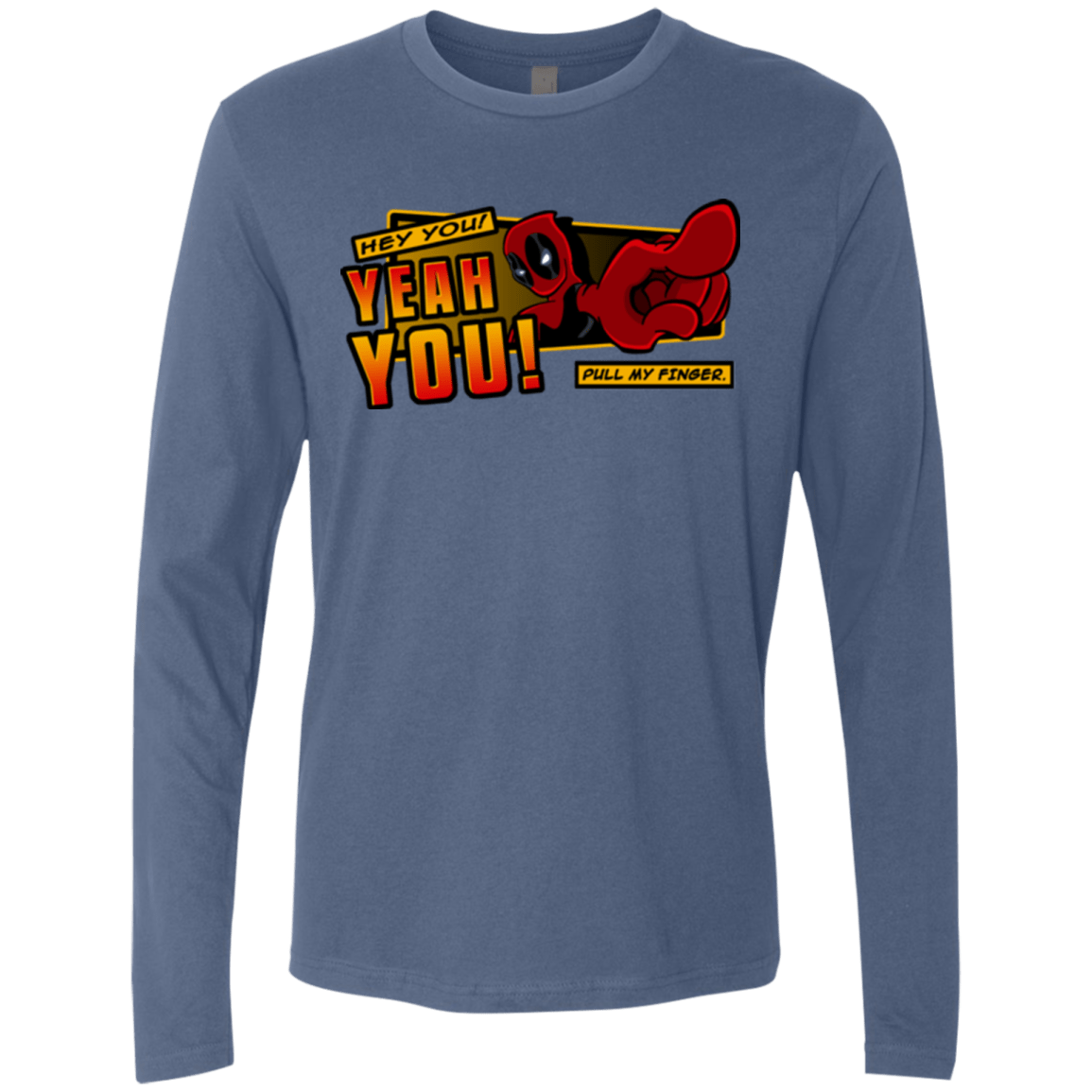 T-Shirts Indigo / S Dead Pull Men's Premium Long Sleeve