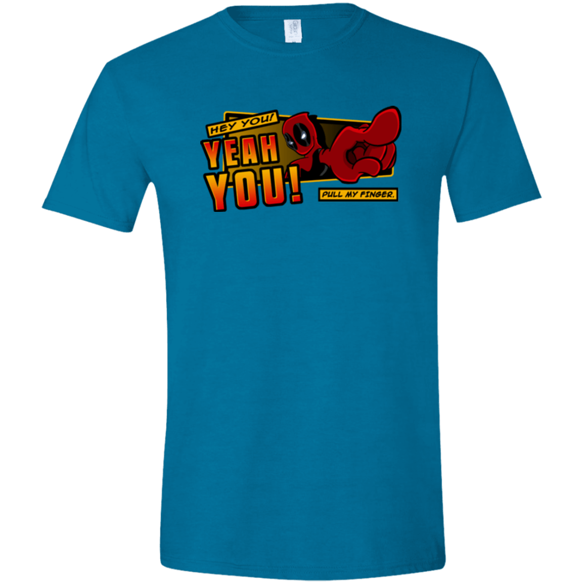 T-Shirts Antique Sapphire / S Dead Pull Men's Semi-Fitted Softstyle