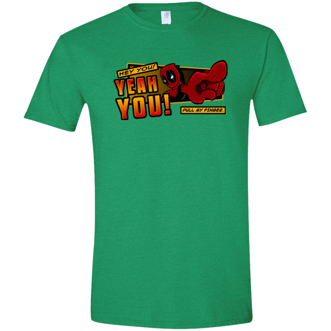 T-Shirts Heather Irish Green / S Dead Pull Men's Semi-Fitted Softstyle