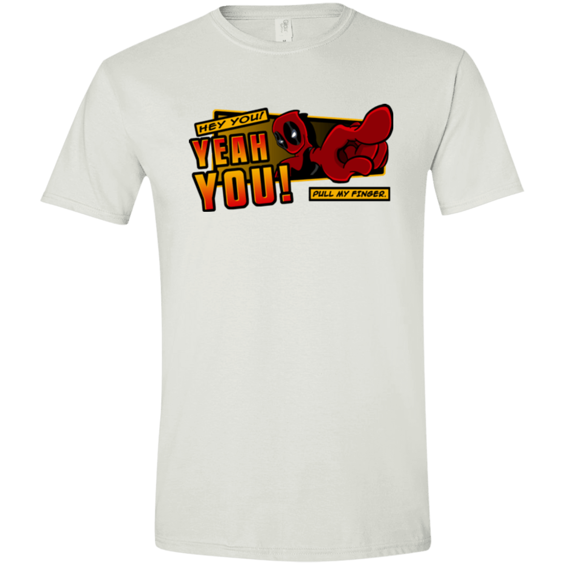 T-Shirts White / X-Small Dead Pull Men's Semi-Fitted Softstyle