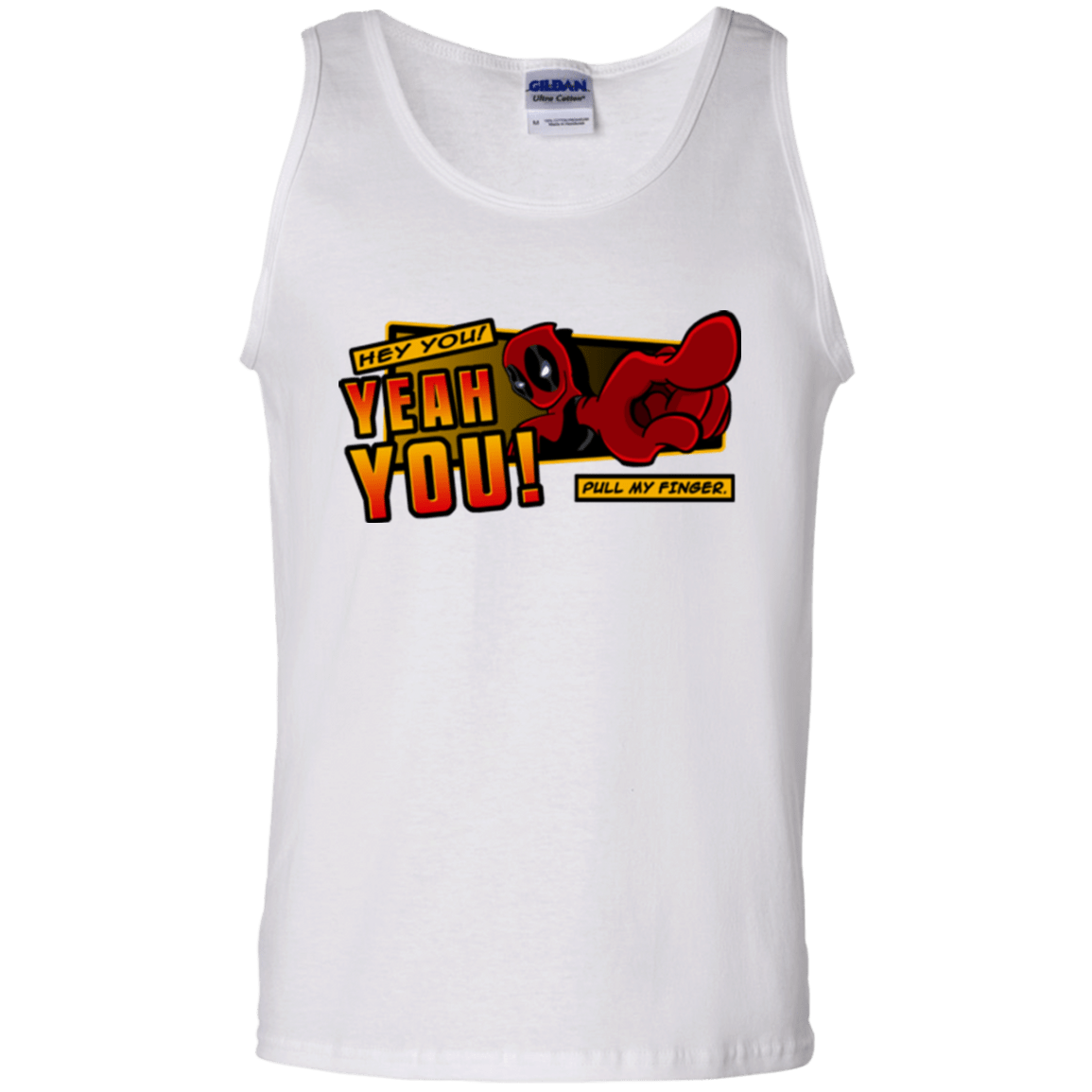 T-Shirts White / S Dead Pull Men's Tank Top