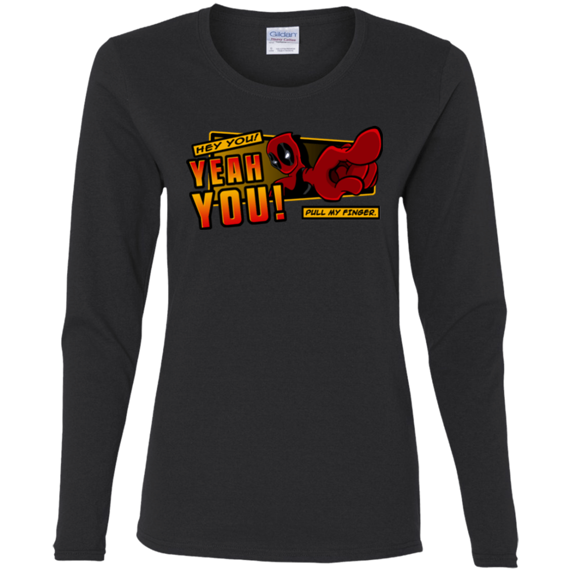 T-Shirts Black / S Dead Pull Women's Long Sleeve T-Shirt