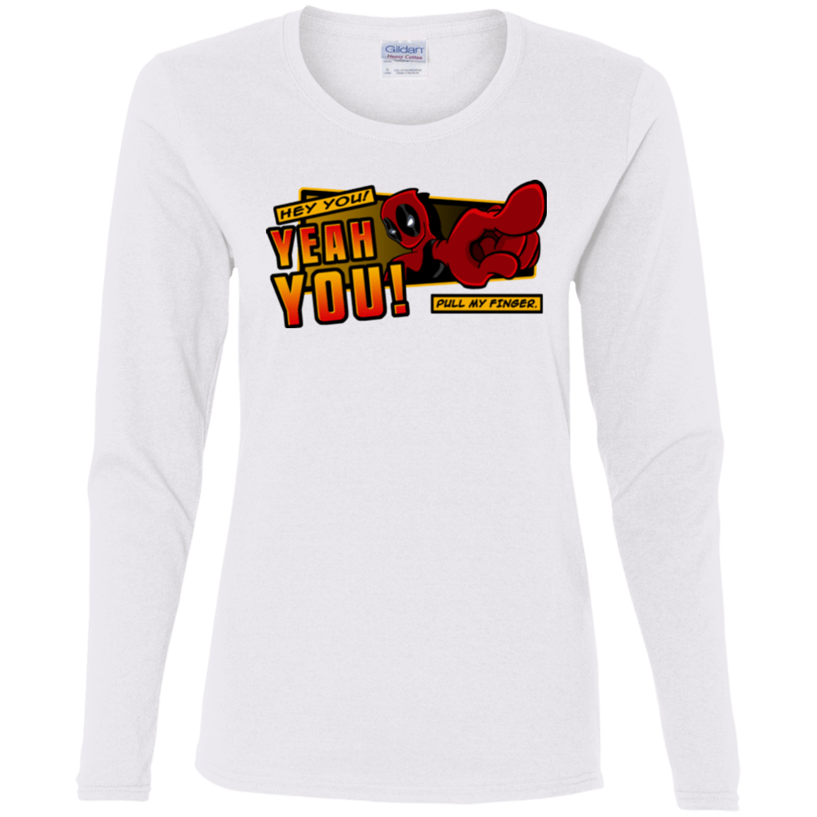 T-Shirts White / S Dead Pull Women's Long Sleeve T-Shirt