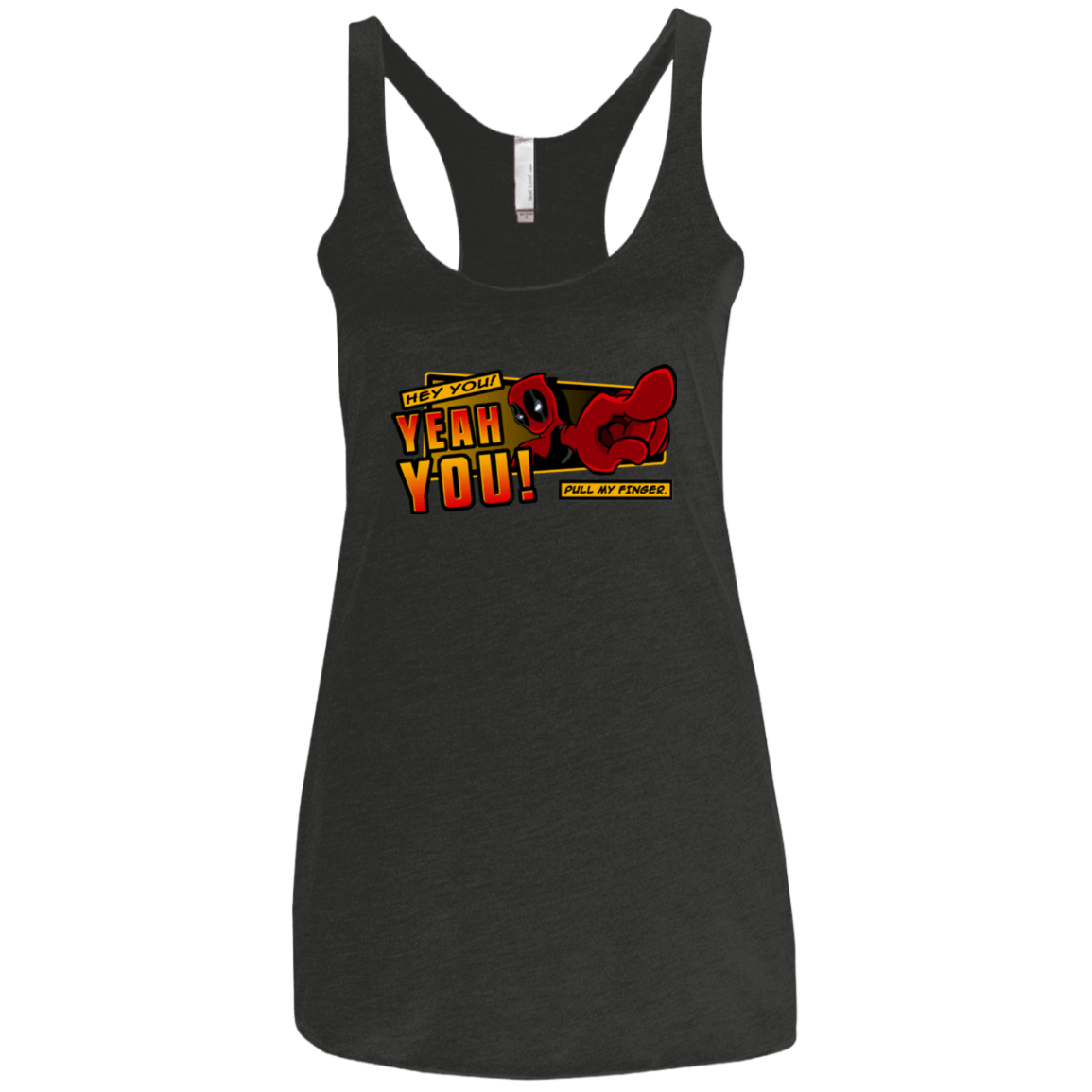 T-Shirts Vintage Black / X-Small Dead Pull Women's Triblend Racerback Tank