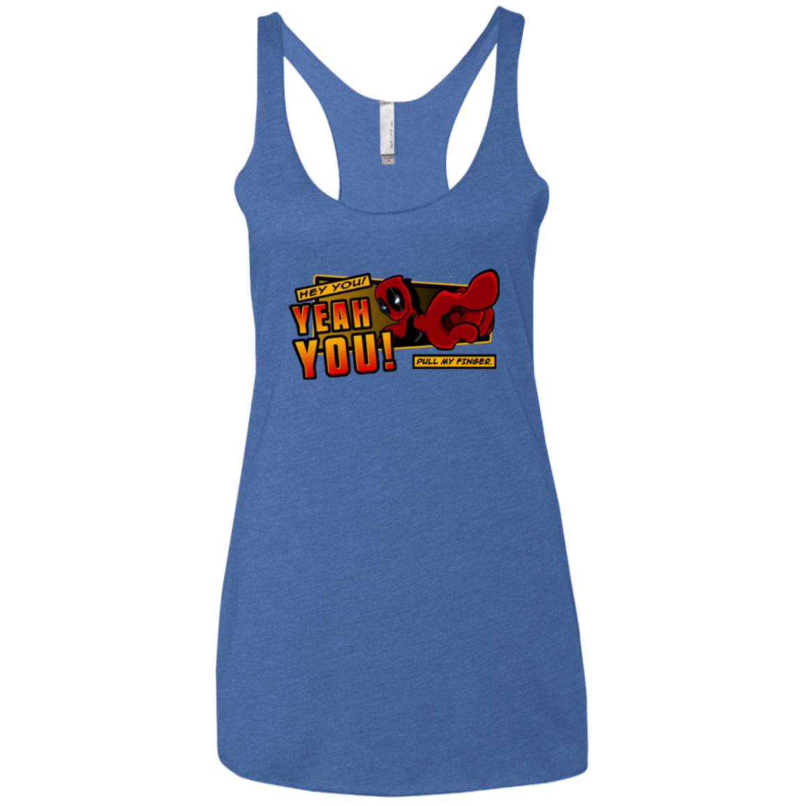 T-Shirts Vintage Royal / X-Small Dead Pull Women's Triblend Racerback Tank