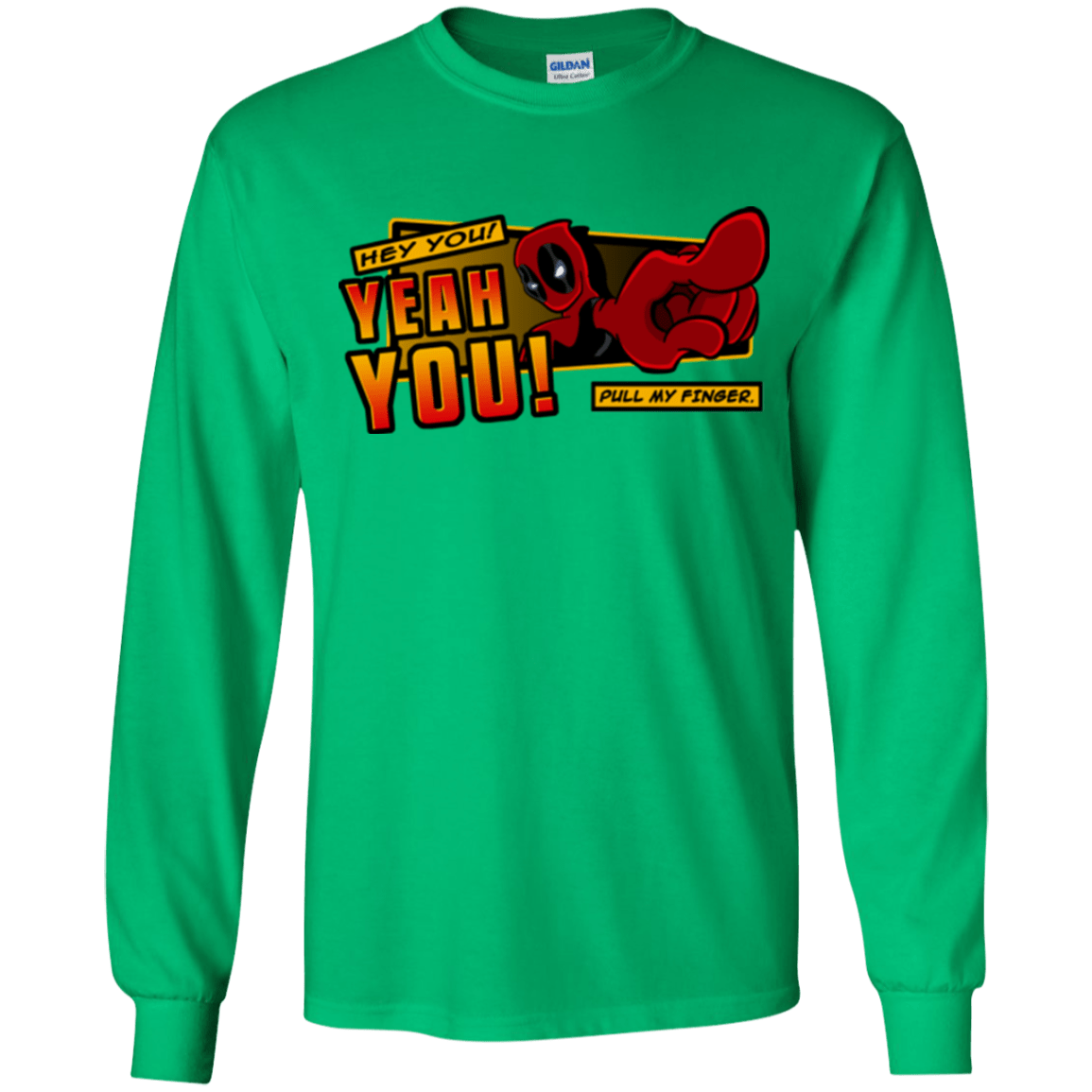 T-Shirts Irish Green / YS Dead Pull Youth Long Sleeve T-Shirt